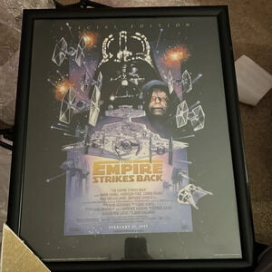 1997 Empire Strikes Back Special Edition Movie poster  2007 in frame 22x16